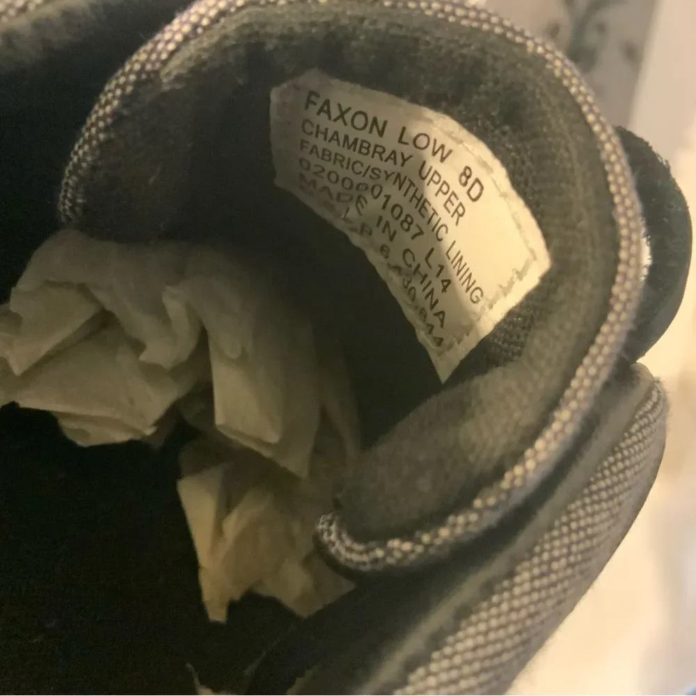 POLO RALPH LAUREN FAXON LOW Men size 8 D Light-Grey Nylon Casual Shoes